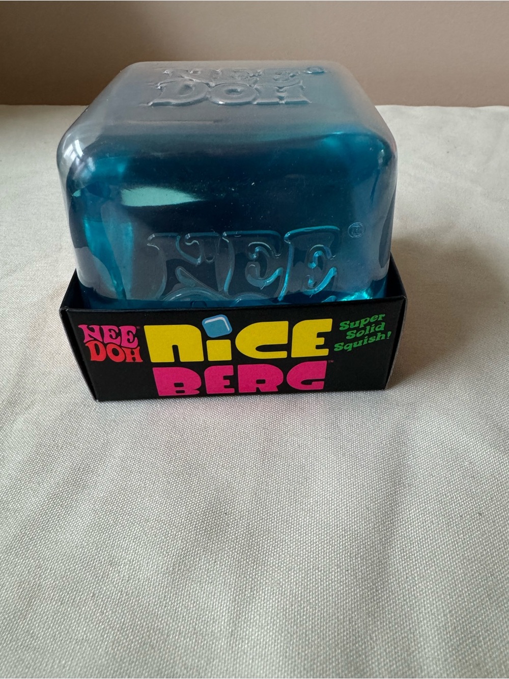 Needoh Nee Doh Nice Berg Super Solid Squish / Blue